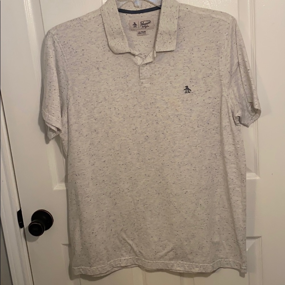 Lot of 2 Penguin polos and shorts and belt